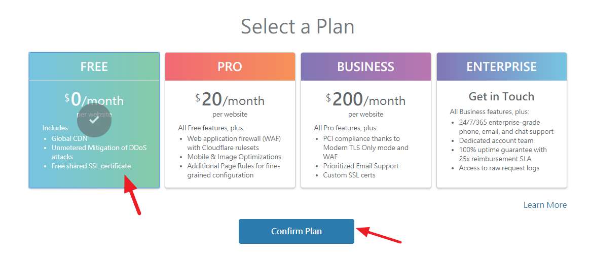 cloudflare 簡單設定使用教學