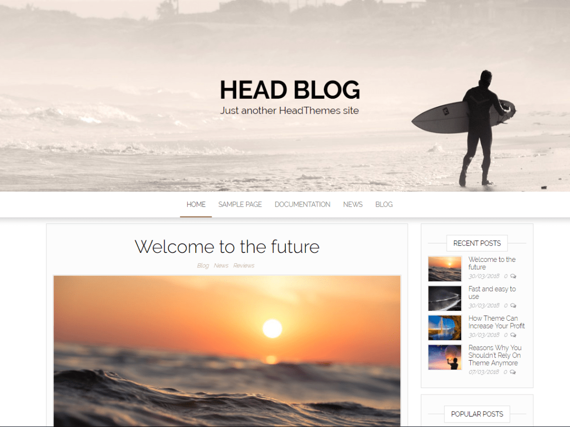 Head Blog主題修改Read More