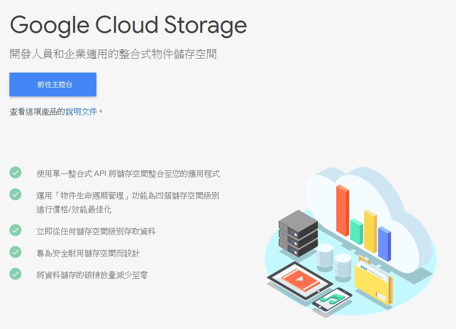 使用Google Storage做為圖庫